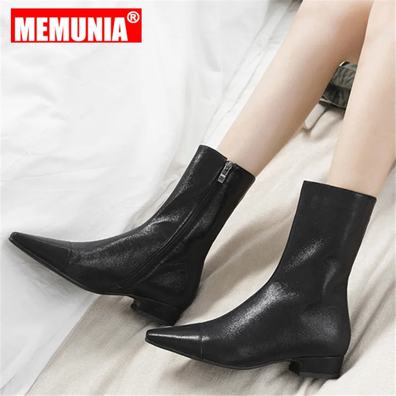 MEMUNIA/Новинка 2020 года Модные высококачественные модельные офисные Ботинки