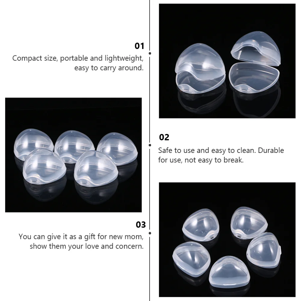 

10Pcs Transparent Baby Kids Pacifier Case Pacifier Holder Box Soothing Case