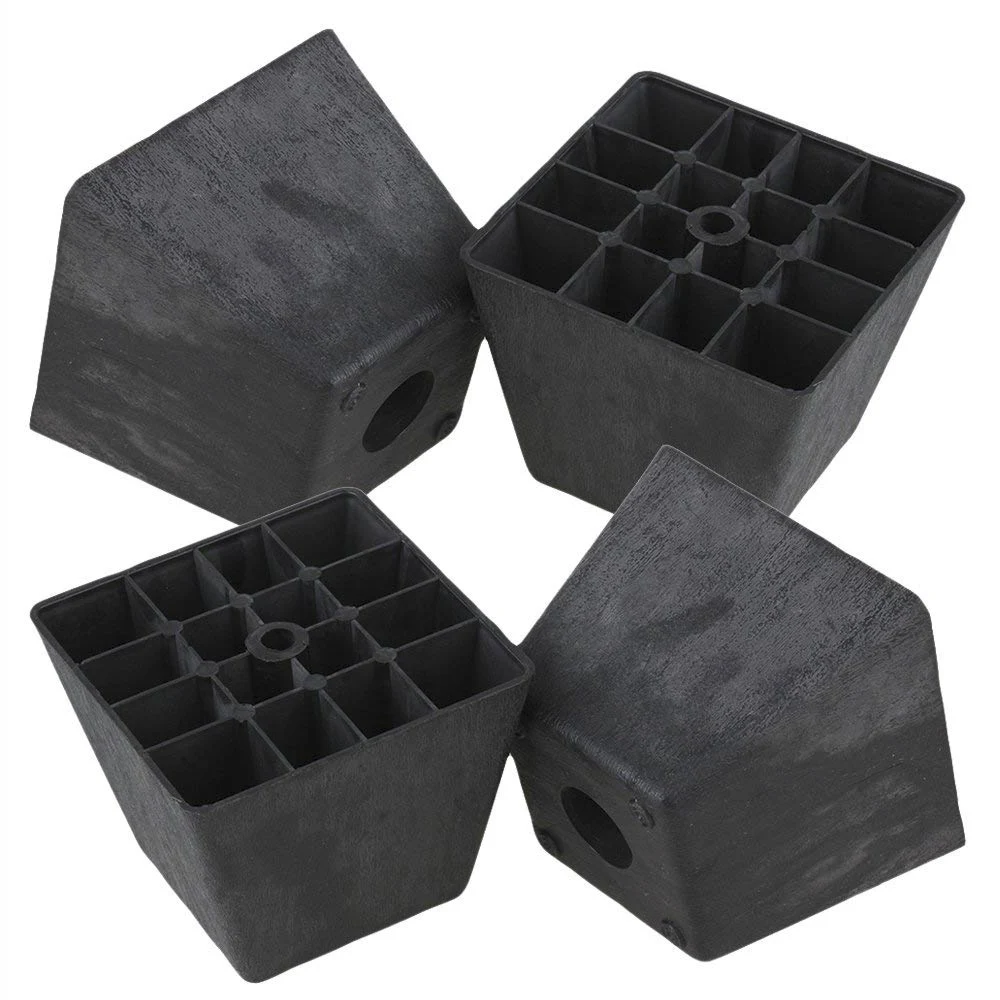 4 шт. черные пластиковые ножки для мебели|Заглушки на мебель| |