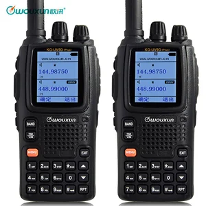 2pcs wouxun kg uv9d plus walkie talkie waterproof cb radio station transceiver 7 bands air frequency 108 136350 400mhz scanner free global shipping