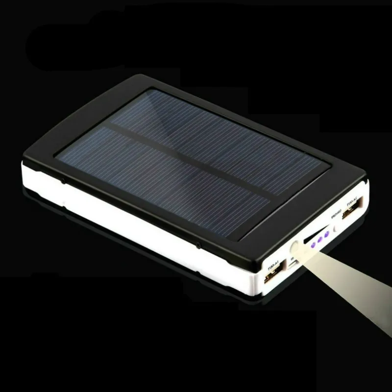 50000mah solar power bank with usb mobile phone external battery travel outdoor emergency fast charger for iphone xiaomi samsung free global shipping