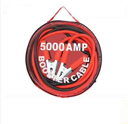 4M 5000A For 24VDuty 2500A 3000AMP 5000A бустер кабели Калибр перемычки провода Сверхмощный Автомобиль Ван зажимы старт - Цвет: 4M 5000A For 24VDuty