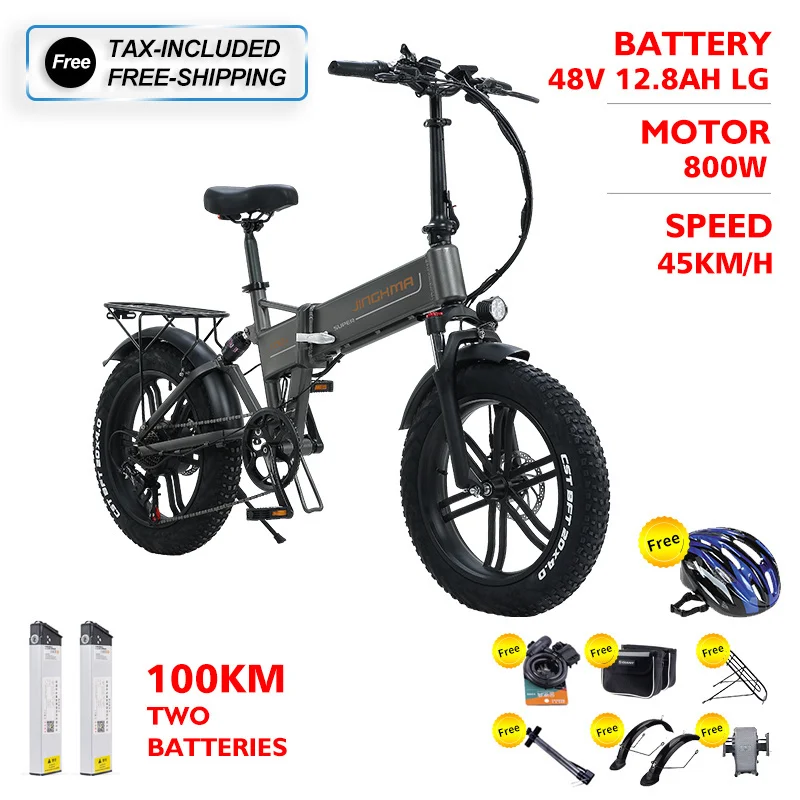 

JINGHMA R7 e bike Elektro Fahrrad 800W 48V 12.8AH Lithium-Batterie 4,0 Fett Reifen elektrische electric fat bike bicycle