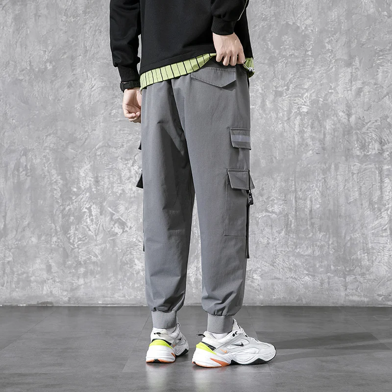 Брюки-карго мужские Techwear в стиле хип-хоп повседневные для фитнеса модные 2020 |