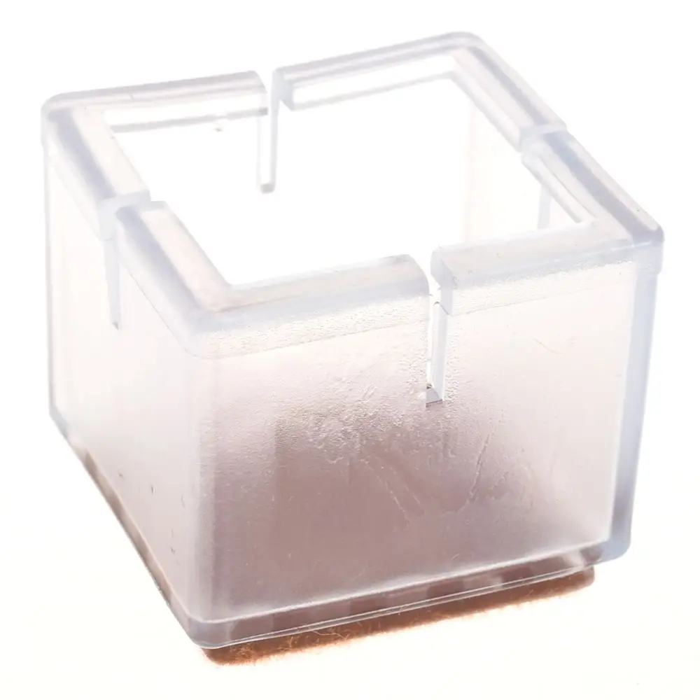 4 шт./лот силиконовые квадратные и круглые колпачки для ножек стула накладки