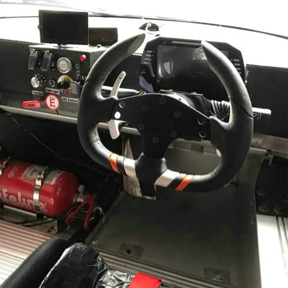 Автомобильные аксессуары из искусственной кожи черный 12 5 дюйма 310 мм алюминиевое