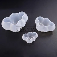 100sets 3d cloud shape chocolate silicone mold mousse fondant ice cube mould pudding candy soap candle molds