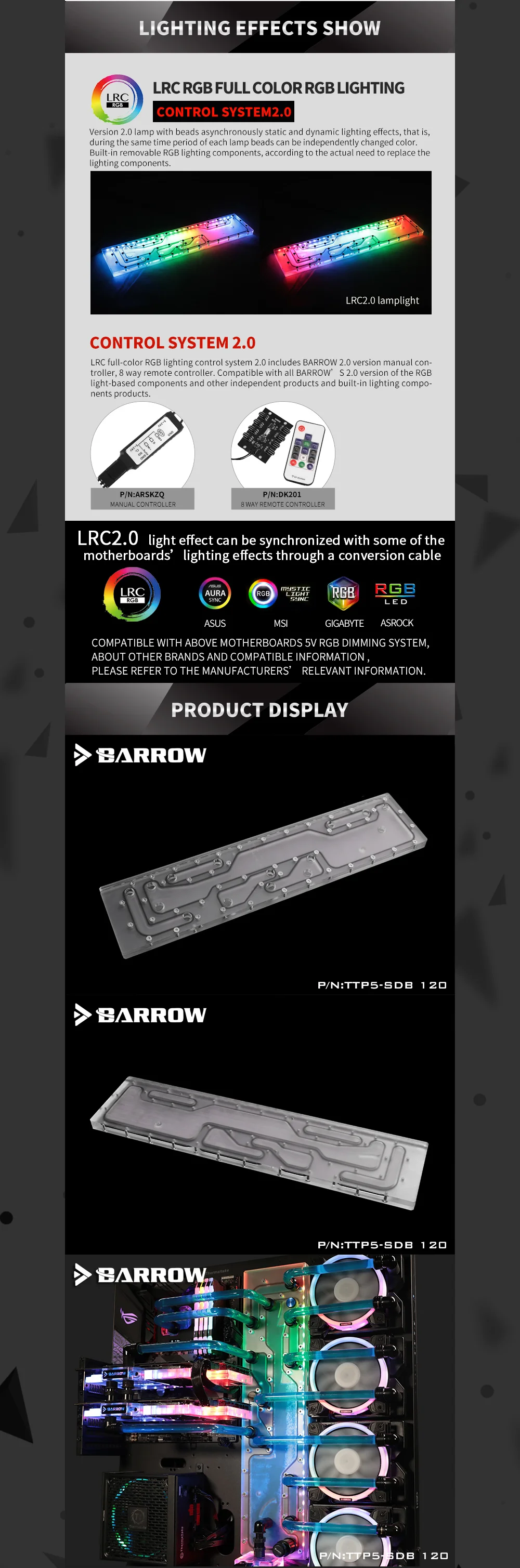 Курган TTP5-SDB-120, водные доски для TT Core P5 чехол, для Intel cpu водоблок и один/двойной GPU корпус