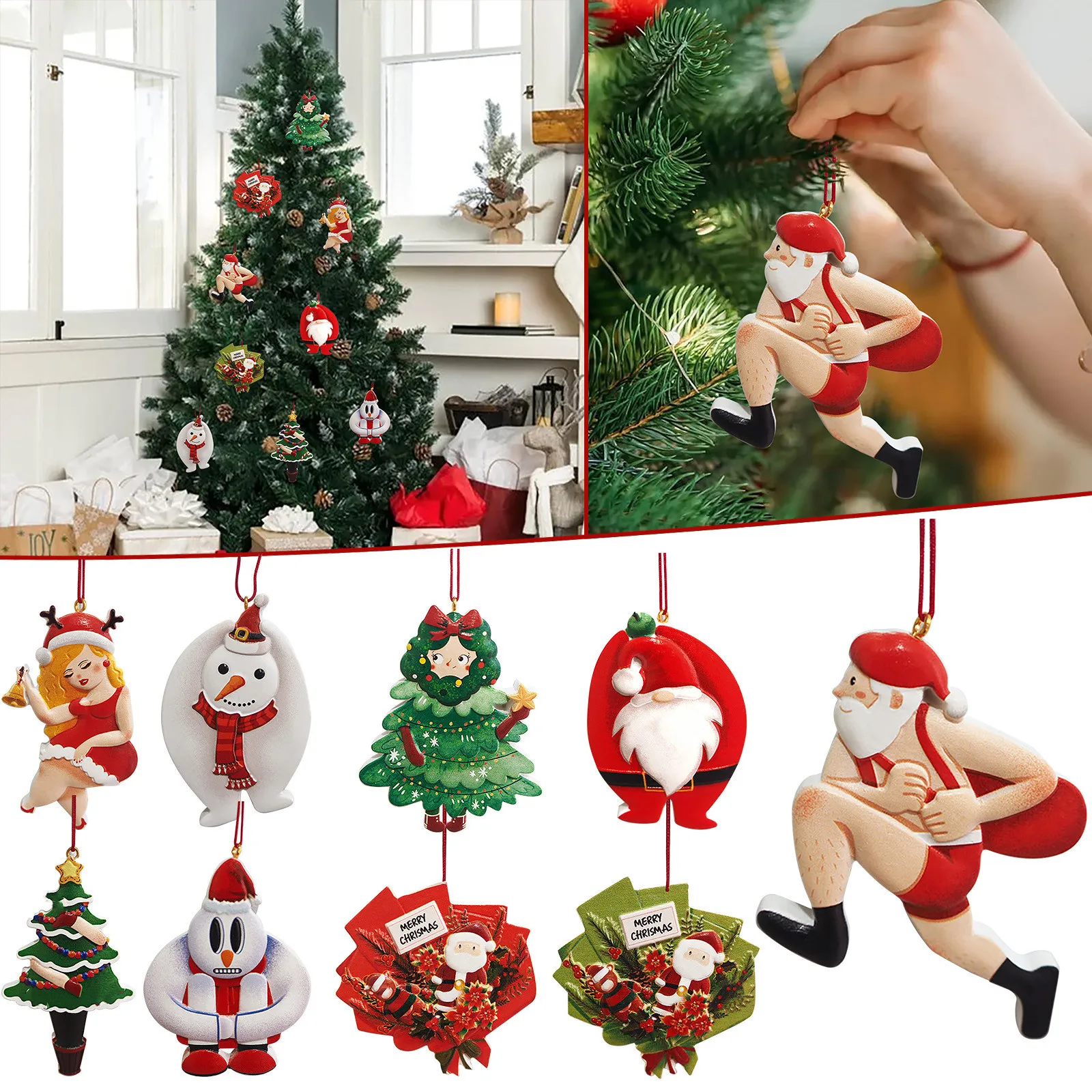 

2021 Commemorative Christmas Resin Pendant Accessories Christmas Tree Decoration Pendant Xmas Tree Hanging Pendant Xmas Decor
