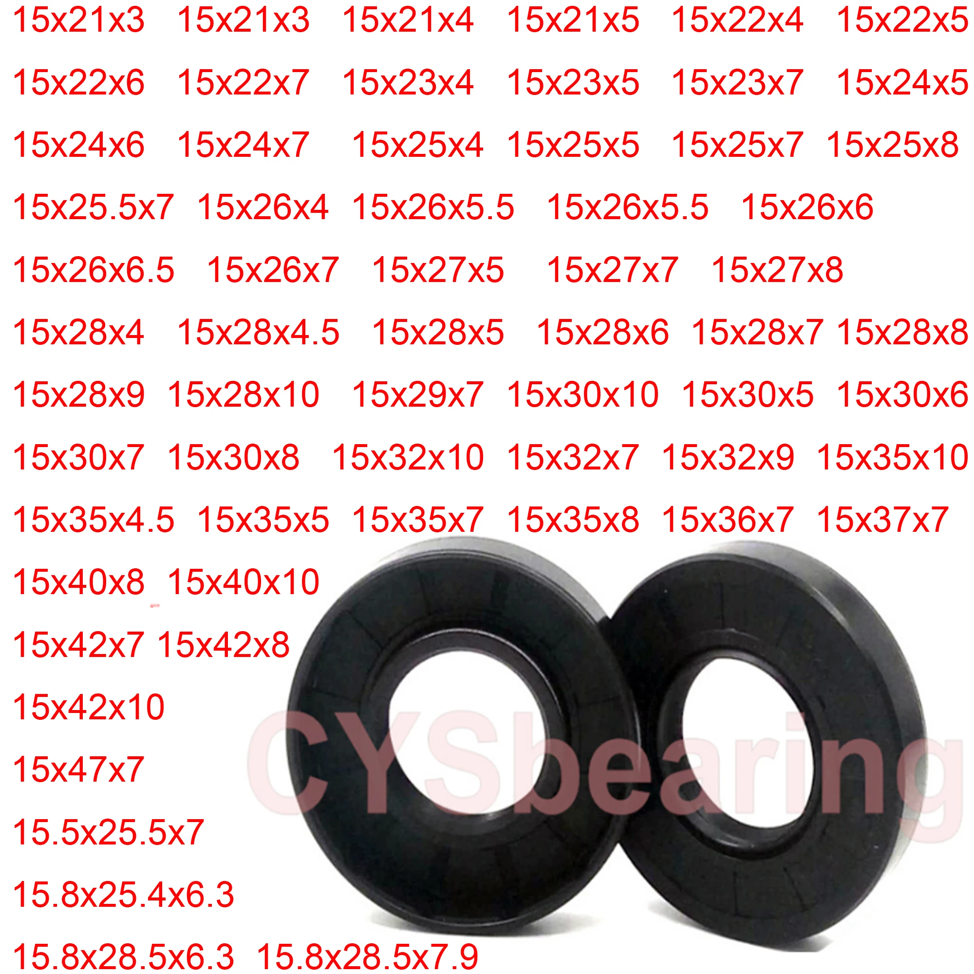 1 шт. 2 TC каркас масляное уплотнение вращающийся вал нитрил бутадиен Нитриловый