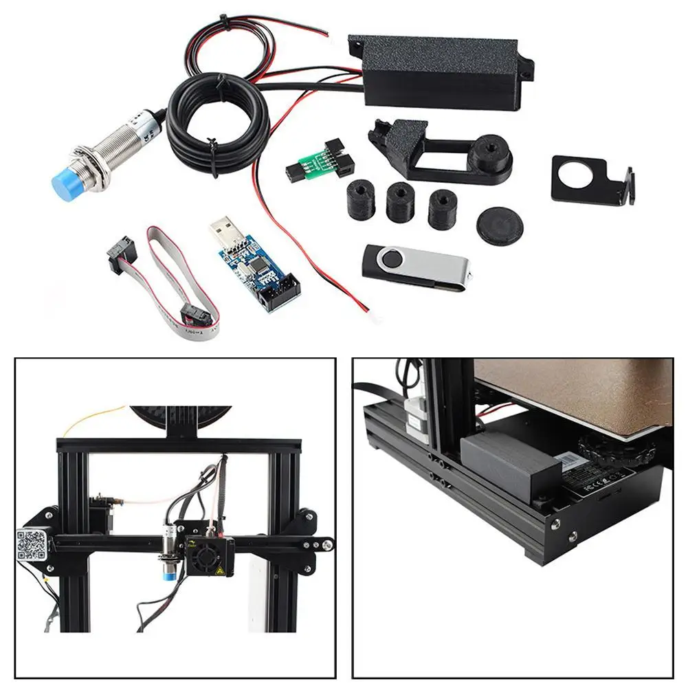 

A Complete Automatic Bed Leveling Sensor Kit For Printer Parts Automatic Bed Is Suitable Sensor Hot For Ender-3/3PROABL Lev U6Z8