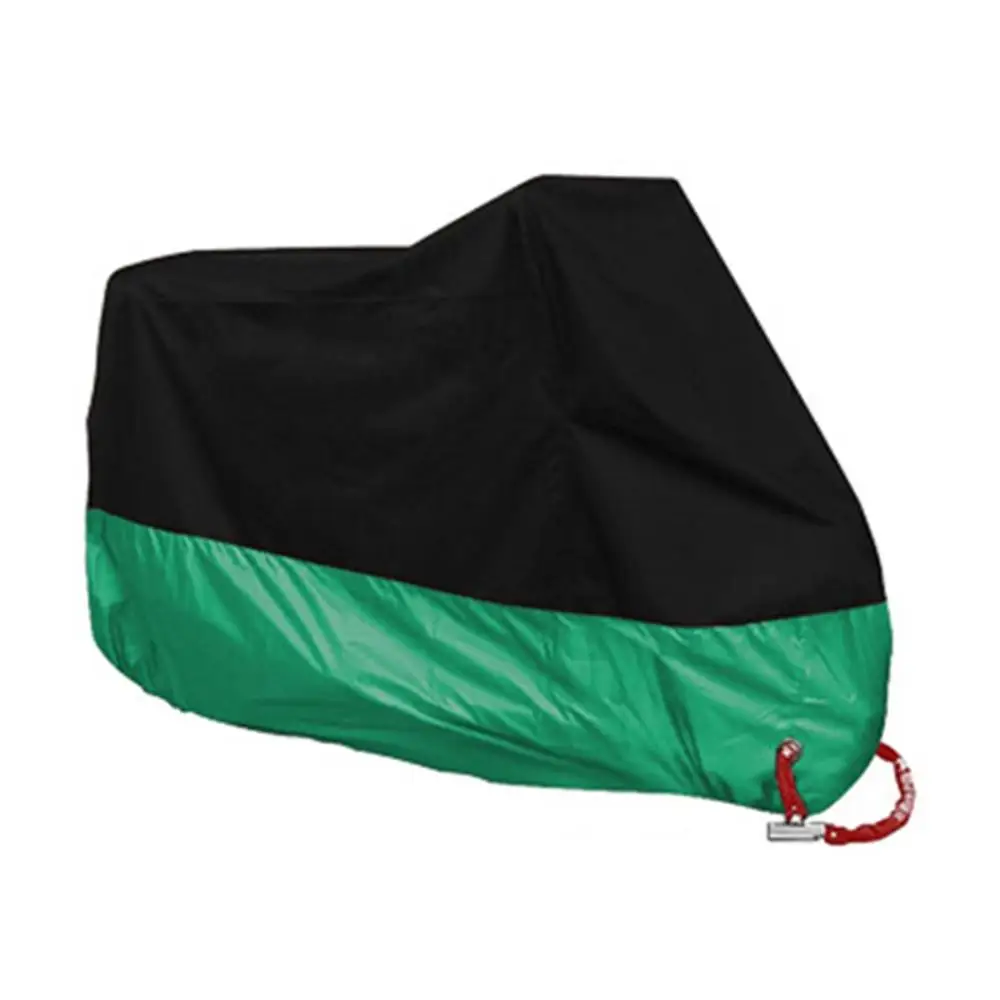 black lake green 3XL Чехол для мотоцикла 190t 210d 300d Защита от солнца непромокаемый пылезащитный антивозрастной прочный Многоцветный - Цвет: black lake green 3XL