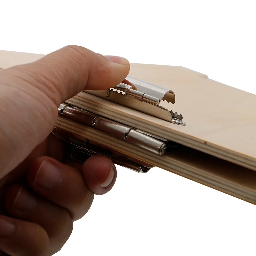 Restaurant Wooden Menu List Price Tag Sign Holder A5 Double Side Display Rack Clip | Дом и сад