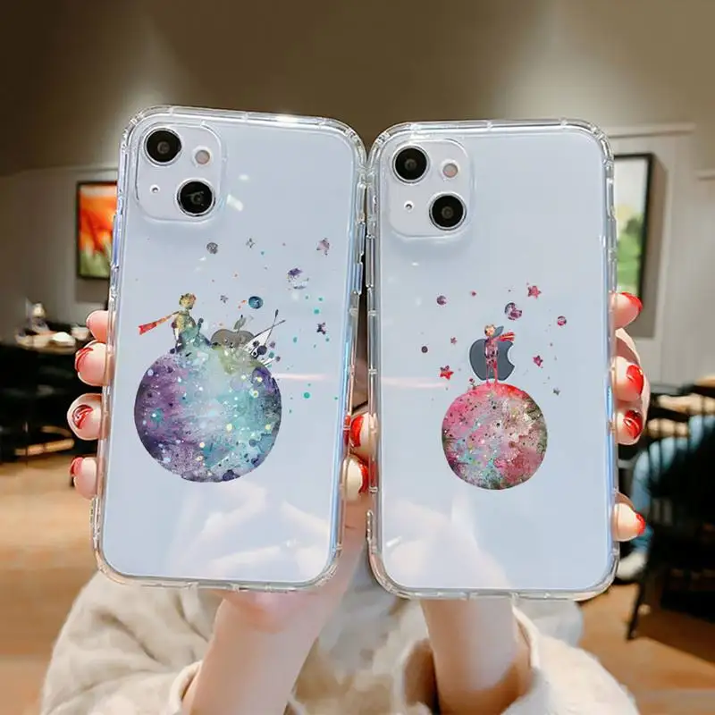 

Little Prince Phone Case Clear Transparent for iPhone 11 12 13 mini pro XS MAX 8 7 6 6S Plus X 5S SE XR 2020