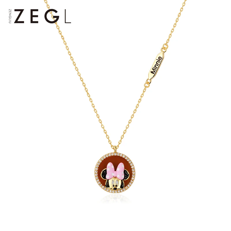 Женское дизайнерское ожерелье ZEGL модель года крысы цепочка до ключицы из 12