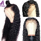 Предварительно выщипанные парики из человеческих волос на сетке спереди с детскими волосами перуанский Гладкий парик на сетке отбеленные узлы парик с водной волной 13x4 волосы без повреждений