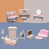 new arrival miniature furniture 112 dollhouse accesseris for doll living room set bedroom set piano set play toys mini items