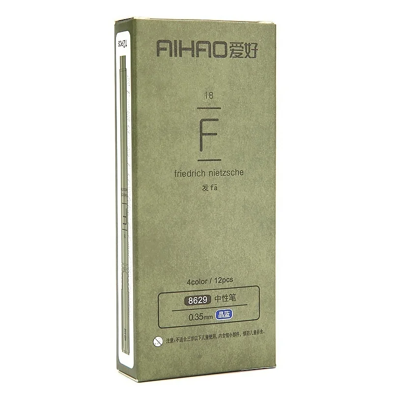 12 шт. черная 0 35 мм роликовые нейтральные ручки гелевая ручка для офиса школьные