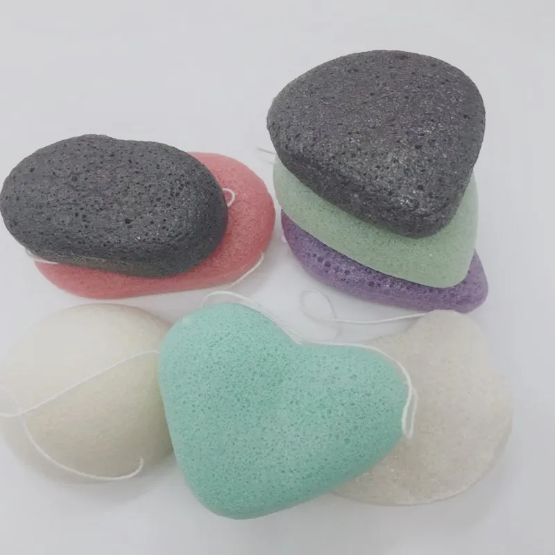 6 шт. натуральный спонж Конняку обладает отшелушивающим эффектом красочные