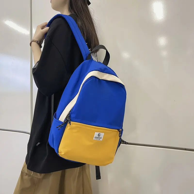 

2021 Fashion Minimal Neutral Nylon Backpack Fashion Shoulder Bag Women Backpack Women Travel Backpack School Backpack for Girls