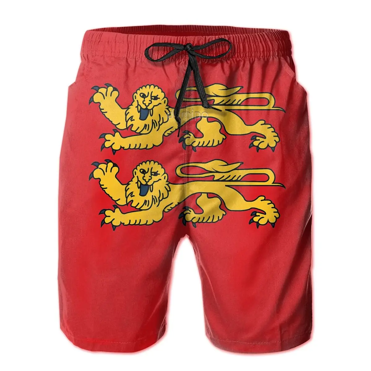 

Beach Breathable Quick Dry Funny Novelty R333 Loose Normandy Male Shorts
