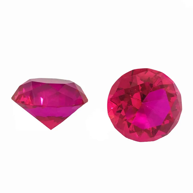 Стеклянный бриллиант пресс-папье 30 мм разные цвета 1 шт. Хрустальный фэн-шуй