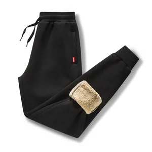 2020 толстые флисовые Мужские штаны для бега, хлопковые брюки, мужские зимние теплые бархатные спортивные брюки, спортивный костюм, джоггеры на осень и зиму