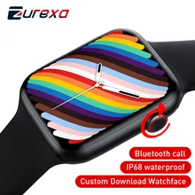 Zurexa IWO W37 Smart Watch Men Women Bluetooth Call 44mm IWO 13 Smartwatch Men IP68 Waterproof  Suport Hebrew Watch For Android