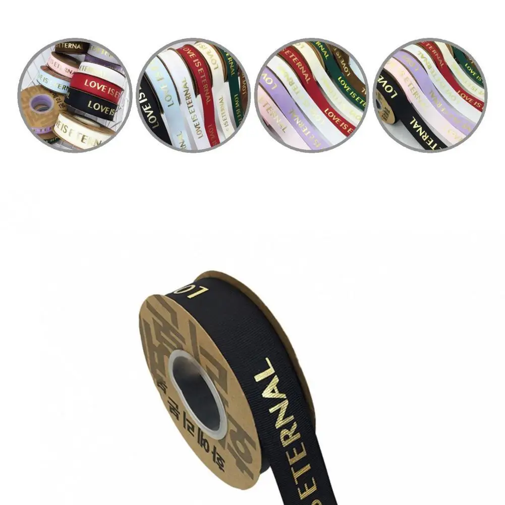 

Decoration Multi-function Hot Stamping Satin Tapes Wrapping Ribbon for Christmas