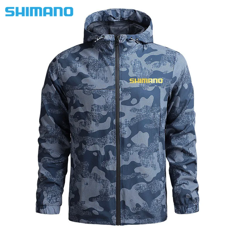 

Shimano Spring Autumn Waterproof Sun Protection Fishing Jacket Daiwa Thin Camouflage Breathable Quick Dry Fishing Shirt Clothes