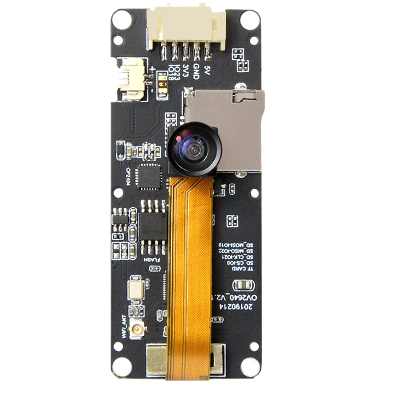 3pcs Lengthen Ordinary Lens TTGO Camera Module OV2640 2 Megapixel Adapter Support YUV RGB JPEG for T-Camera Plus ESP32-DOWDQ6 8MB SPRAM Power Module 