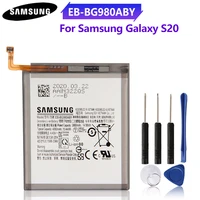 100 original battery eb bg980aby for samsung galaxy s20 replacement phone battery authentic battery 4000mah