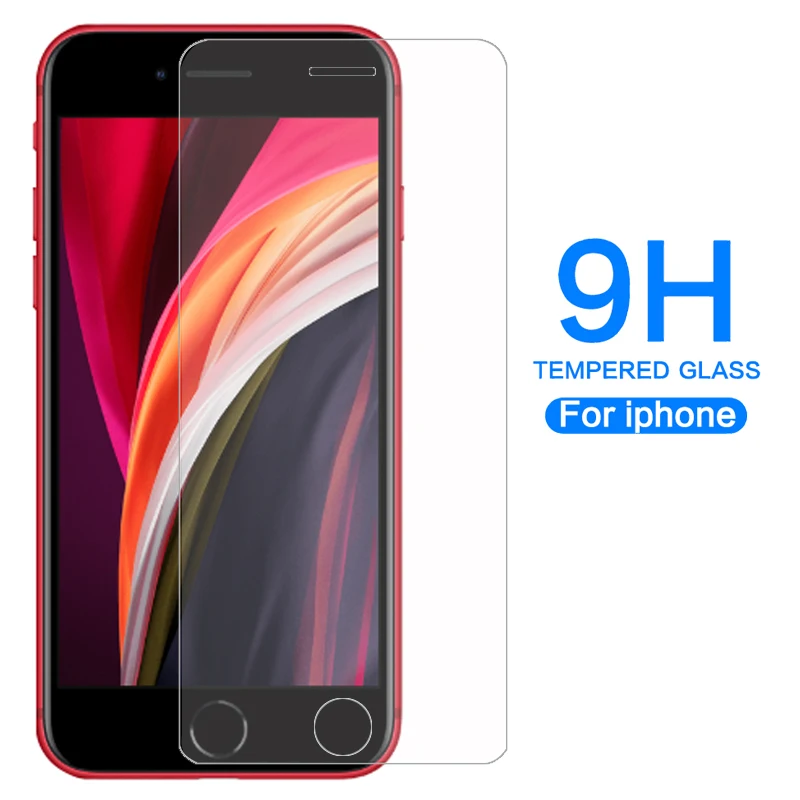 Закаленное стекло 9H для Iphone SE 11 pro Max 7 8 plus 6 6s полная защита экрана iphone X XS XR