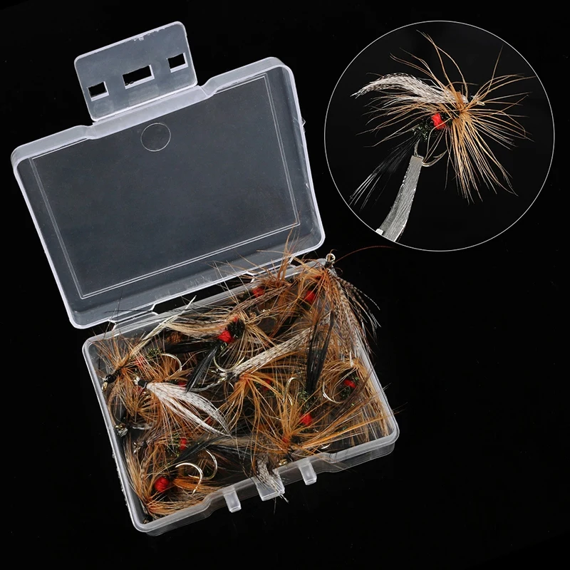 

Balight 5/10pcs Deer Hair Material Fishing Fly Lures Insect Dry Floating Type Insect Artificial Bait Trout Bait Fishing Tackle