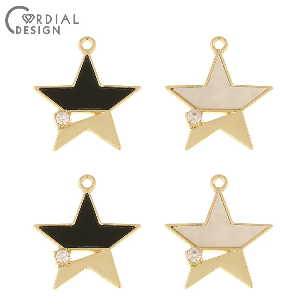 

Cordial Design 50Pcs 21*22MM Jewelry Accessories/Resin Effect/DIY/Pendants/Star Shape/Jewelry Findings & Components/Hand Made