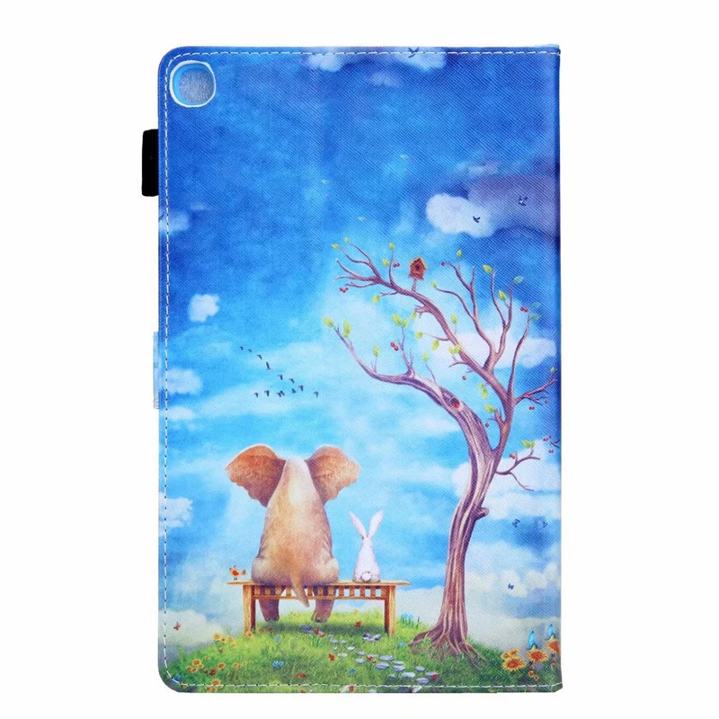 Tablet Funda Capa for Samsung Galaxy Tab A 8.0 inch 2019 SM-P200 P205 Slim Folding Flip Stand PU Leather Wallet Case Cover + pen |