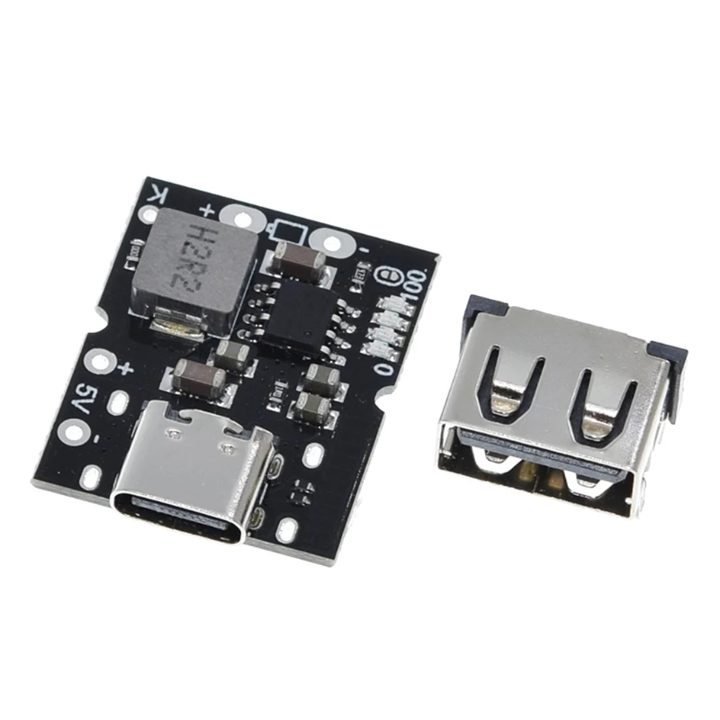 

KX4A Light Weight 5V 2A Step-Up Power Module Type-C Input Boost Converter Lithium Battery Charging Protection Board