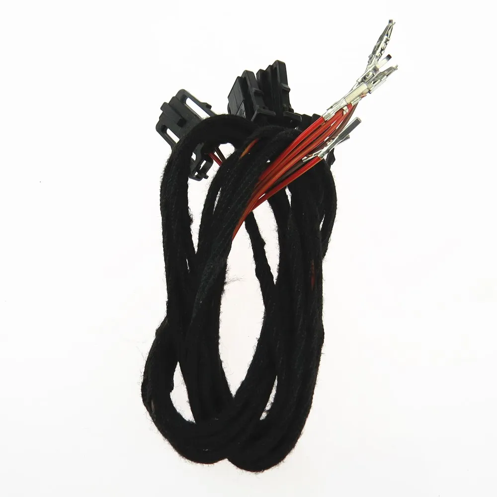 

1pcs Car Door Warning Lights Plug Wiring Harness For Passat B6 B7 MK5 MK6 Golf Tiguan Superb SEAT Alhambra 3AD947411 3AD 947 411