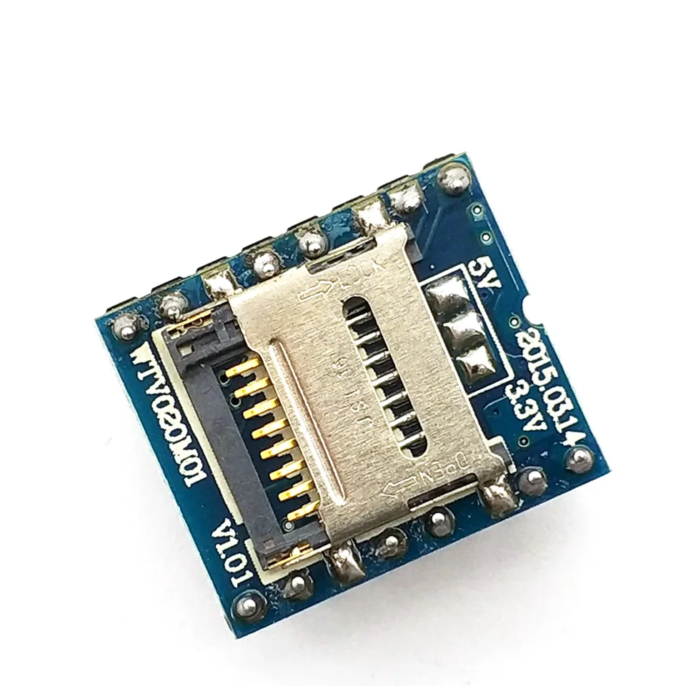 WTV020 WTV020-SD WTV020SD-20SS мини SD карта MP3 звуковой модуль голосовой для Аксессуары фото |