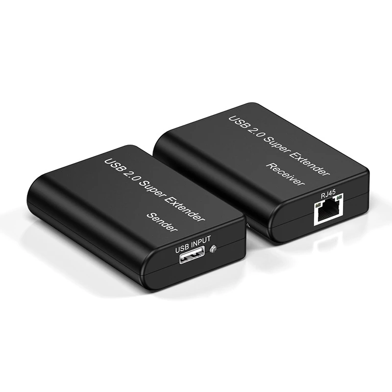 USB 2 0 Супер удлинитель 100 м 4 порта к RJ45 480 Мбит сетевой адаптер для мыши клавиатуры