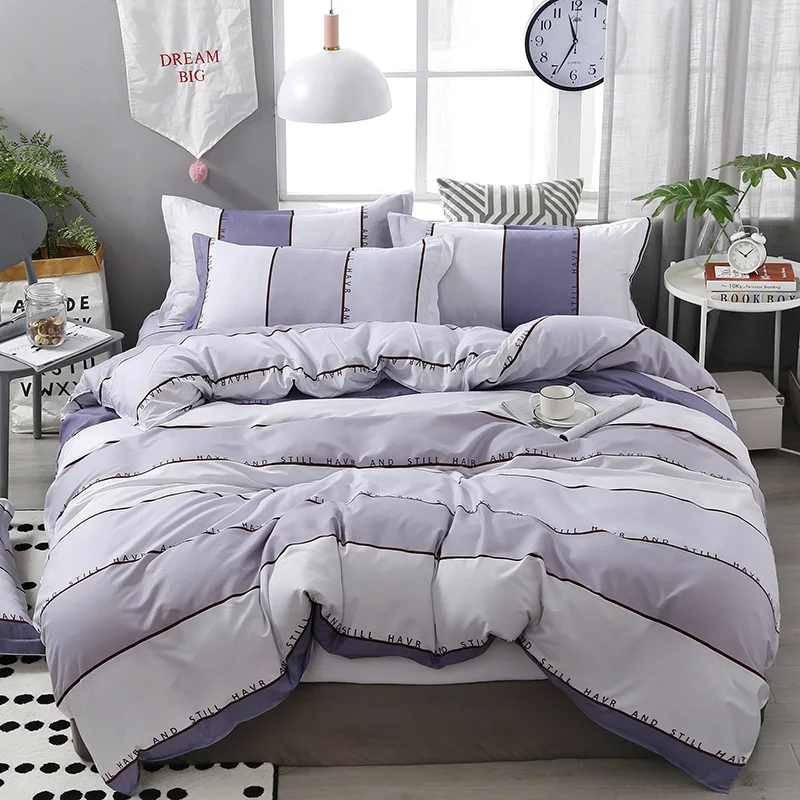 

Home Textile Elk Bed Linens Nordic Bedding Sets Duvet Cover Set Quilt Cover Bed Sheets Aloe Cotton New Year's Bedding Queen Size