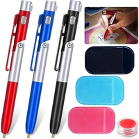 Foldable Mobile Phone Bracket Diamond Painting Pen LED Lighting Point Drill Pen For Cross Stitch Diamonds Embroidery Accessories