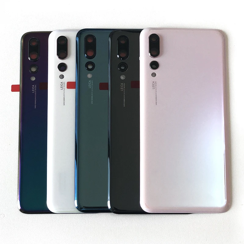 M& Sen для 6," huawei P20 Pro Чехол для задней батареи корпус+ рамка для камеры стеклянный объектив+ вспышка с аденсивным стикером