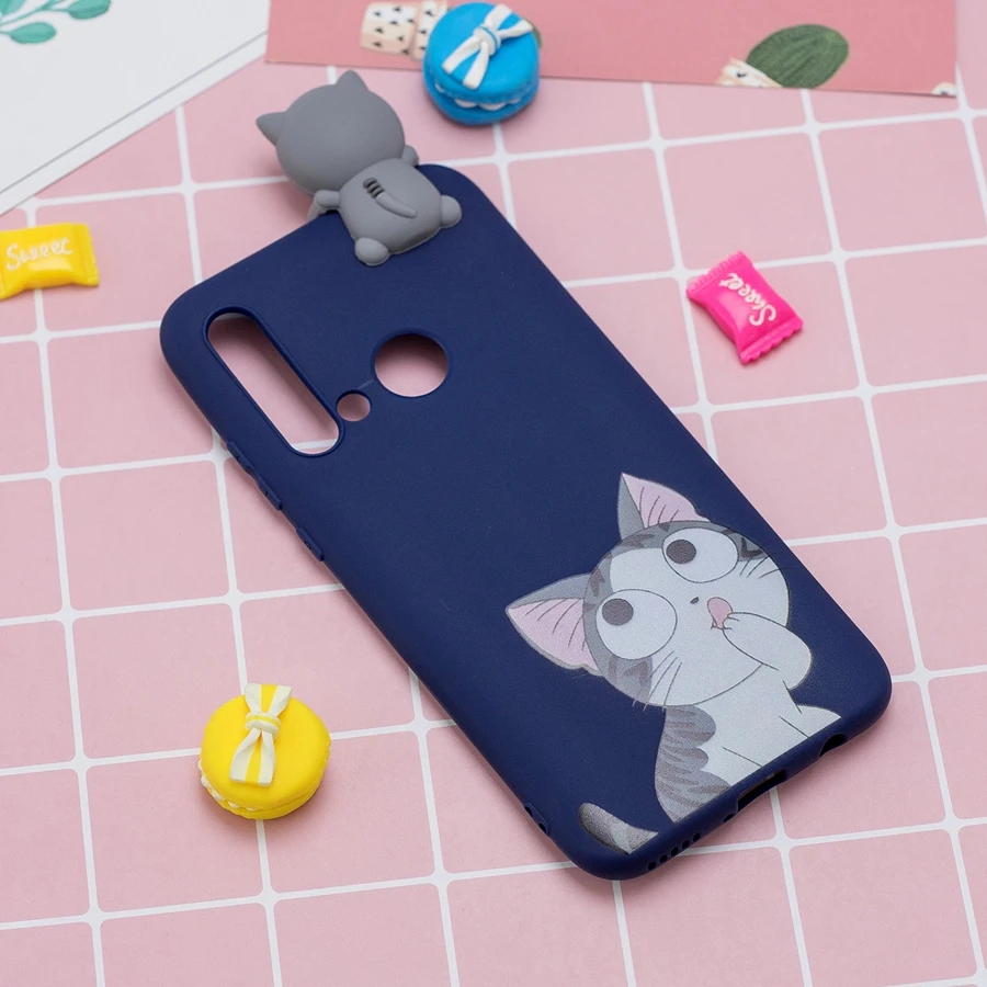Чехол для Huawei P Smart P20 P10 P8 P30 Pro Mate 20 Lite Honor 7A 7C 8A Y6 Y7 Y9 PSmart Plus 2019 милый чехол