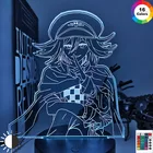 Ночной светодиодный светильник Kokichi Oma, декоративная лампа для дома, подарок ребенку, акриловая настольная лампа Kokichi Oma