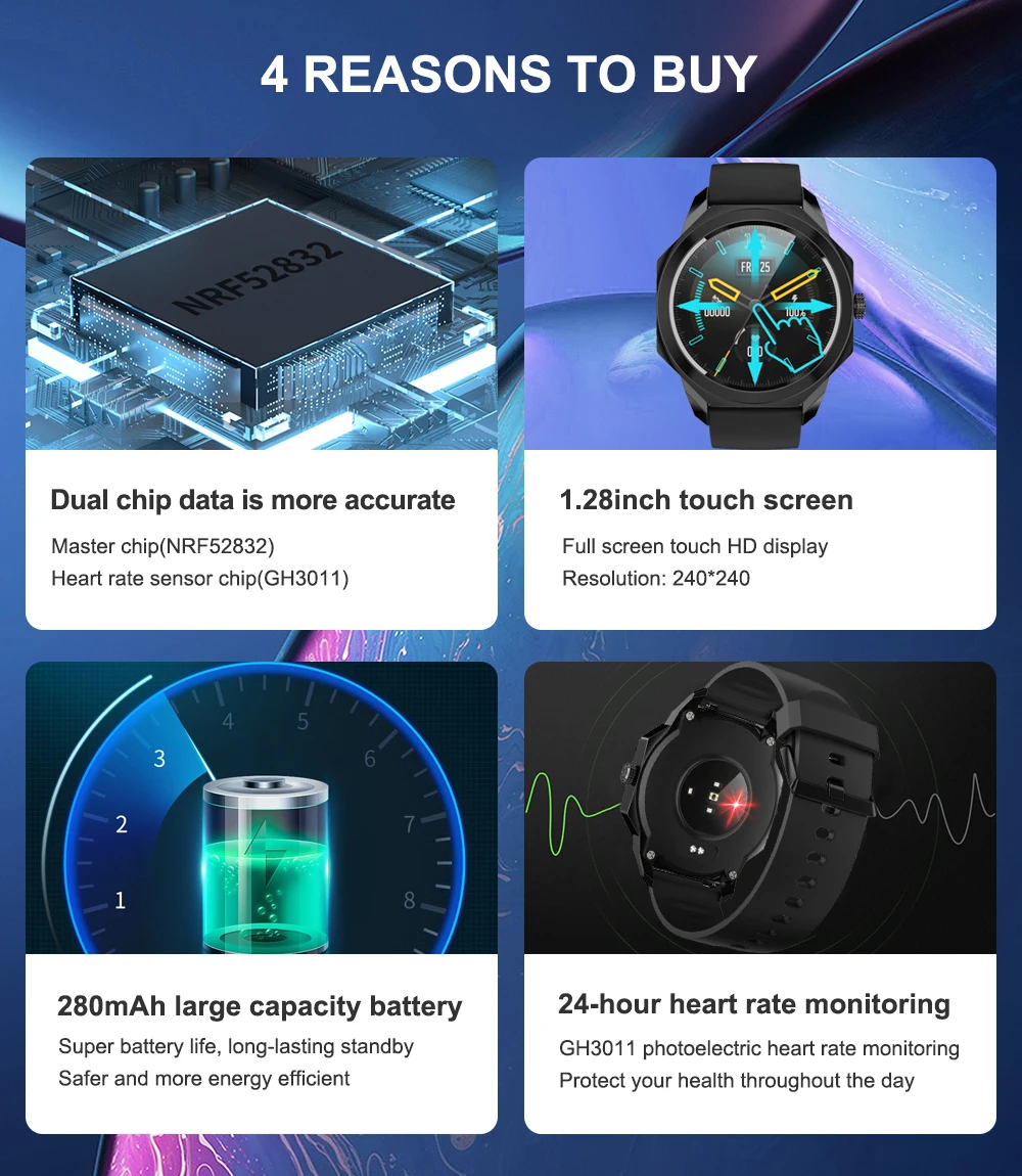 

Outdoor Sports Leisure Smart Watch Air Pressure Ambient Temperature Altitude Mountaineering Swimming Heart Rate Blood Pressure