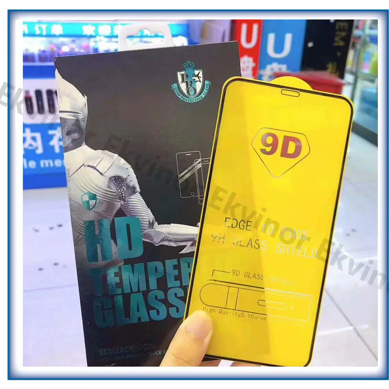 

100 шт. DHL Для iphone XS Max XR X закаленное защитное стекло 10D полное покрытие Защита экрана для iPhone 6 7 8 6S Plus Розничная упаковка