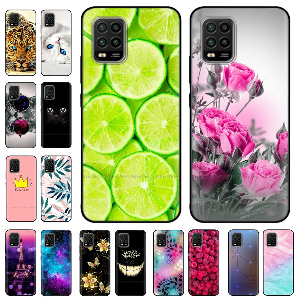 

Phone Case For Xiaomi Mi 10 Lite Case Cute Soft Silicone TPU Back Case For Xiaomi Mi 10Lite 5G Mi10Lite Cases 6.57" Coque Funda