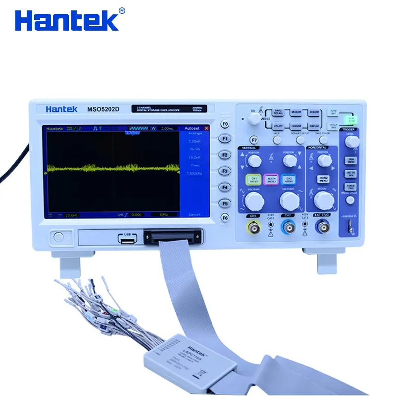 Hantek MSO5202D цифровой осциллограф 200 МГц 2 канала 1GSa/s 16 каналов логический анализатор