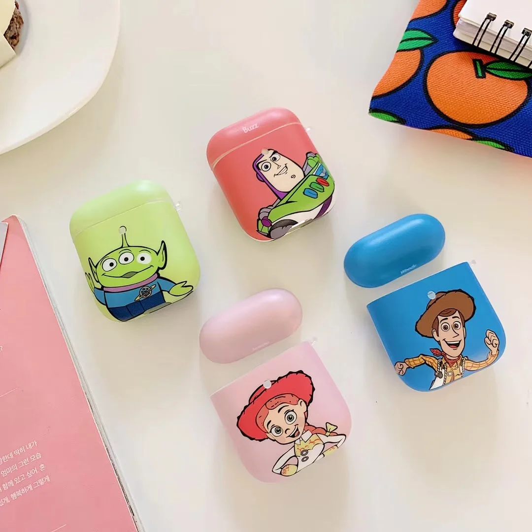 История игрушек мультфильма woody buzz чехол для iPhone 7 8 plus 7plus X XS Max Xr беспроводной кейс